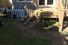 Outdoor porch repair
