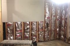 living room drywall